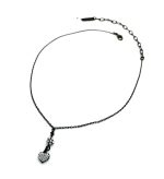 Necklace Pendant by Mariana Woman Heart Floral White Opal Swarovski Crystals - Image 2
