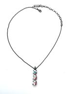 Necklace Pendant by Mariana Woman Shimmering Aurora Boreale Swarovski Crystals - Image 3