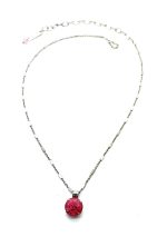 Necklace Pendant by Mariana Woman Alluring Rose Ice Swarovski Crystals - Image 3