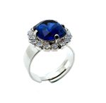 Ring by Mariana Woman Exquisite Sapphire and Opal Swarovski Crystals - Image 2
