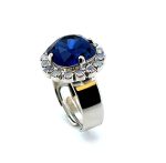 Ring by Mariana Woman Exquisite Sapphire and Opal Swarovski Crystals - Image 3