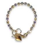Bracelet by Mariana Woman Exquisite AB and Golden Swarovski Crystals - Image 2