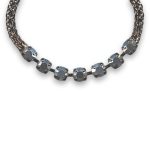 Bracelet by Mariana Woman Glamorous Jet Hematite Swarovski Crystals - Image 2