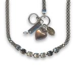 Bracelet by Mariana Woman Fab Silver and Clear Swarovski Crystals