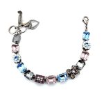 Bracelet by Mariana Woman Gorgeous Black Diamond and Pink Swarovski Crystals