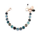 Bracelet by Mariana Woman Gorgeous Montana and Teal Swarovski Crystals