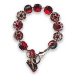 Bracelet by Mariana Woman Stunning Siam and Ruby Swarovski Crystals - Image 3