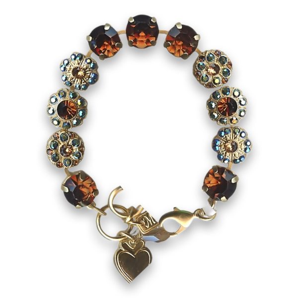Bracelet by Mariana Woman Exquisite Topaz and AB Swarovski Crystals