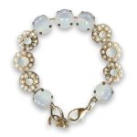 Bracelet by Mariana Woman Timeless White Opal Swarovski Crystals - Image 3