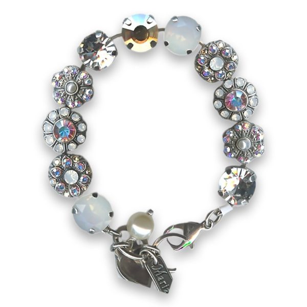 Bracelet by Mariana Woman Charming Opal and AB Swarovski Crystals