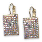 Earrings by Mariana Woman Gorgeous AB Swarovski Crystals - Image 2