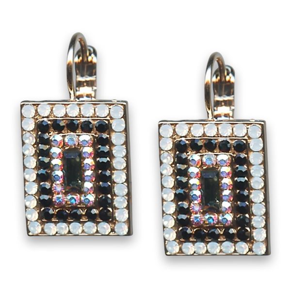 Earrings by Mariana Woman Glamorous Jet and AB Swarovski Crystals