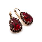 Earrings by Mariana Woman Stunning Siam Swarovski Crystals - Image 3