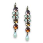 Earrings by Mariana Woman Adorable Topaz and Opal Swarovski Crystals