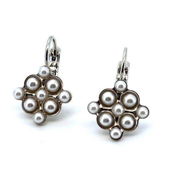 Earrings by Mariana Woman Precious Pearl Swarovski Crystals