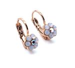 Earrings by Mariana Woman Dainty Floral Rose Opal Swarovski Crystals - Image 3