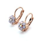 Earrings by Mariana Woman Dainty Floral Rose Opal Swarovski Crystals