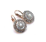 Earrings by Mariana Woman Timeless Moonlight and Pearl Swarovski Crystals-RG - Image 3
