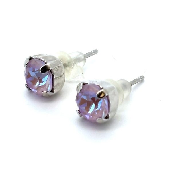 Earrings by Mariana Woman Gorgeous Lavender Swarovski Crystals
