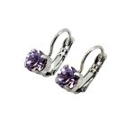 Earrings by Mariana Woman Opulent Violet Swarovski Crystals - Image 2