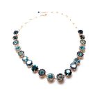 Necklace by Mariana Woman Gorgeous Montana and Teal Swarovski Crystals - Image 2