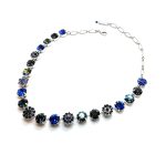 Necklace by Mariana Woman Elegant Sapphire and Montana Swarovski Crystals - Image 2
