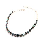 Necklace by Mariana Woman Glamorous Montana and Aqua Swarovski Crystals - Image 2