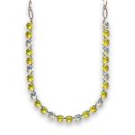 Necklace by Mariana Woman Stunning Jonquil and Moonlight Swarovski Crystals