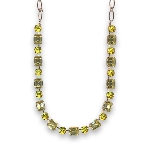 Necklace by Mariana Woman Exquisite Yellow and Jonquil Swarovski Crystals