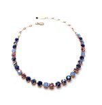 Necklace by Mariana Woman Elegant Capri Blue and Opal Swarovski Crystals - Image 3