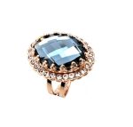 Ring by Mariana Woman Elegant Montana and Clear Swarovski Crystals - Image 3