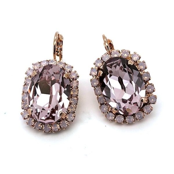 Earrings by Mariana Woman Lovely Rose Swarovski Crystals