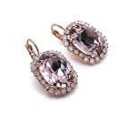 Earrings by Mariana Woman Lovely Rose Swarovski Crystals - Image 3