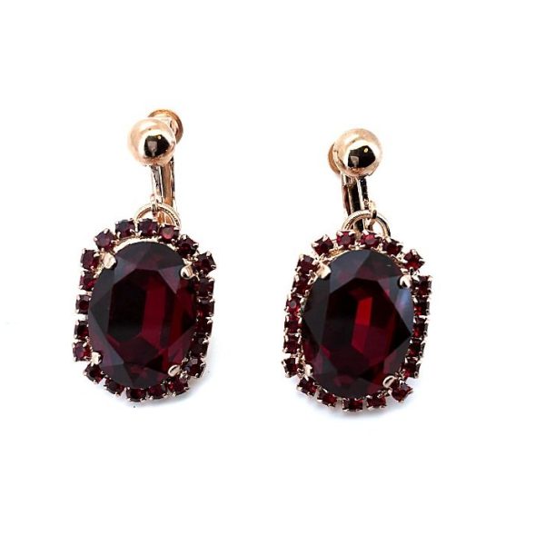 Earrings by Mariana Woman Stunning Siam Swarovski Crystals