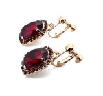 Earrings by Mariana Woman Stunning Siam Swarovski Crystals - Image 2