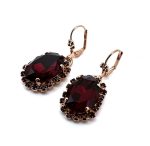 Earrings by Mariana Woman Luxurious Siam Swarovski Crystals - Image 2