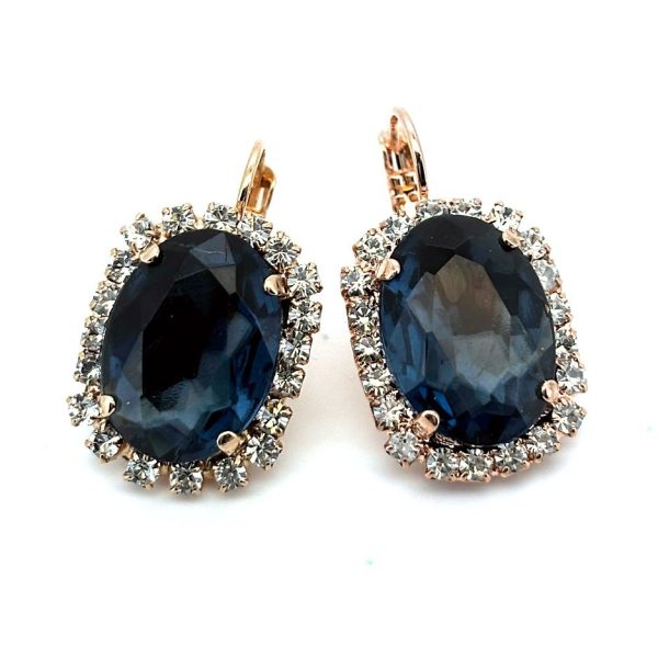 Earrings by Mariana Woman Luxurious Montana and Clear Swarovski Crystals