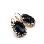 Earrings by Mariana Woman Luxurious Montana and Clear Swarovski Crystals - Image 3