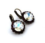 Earrings by Mariana Woman Stunning Moonlight and Ruby Swarovski Crystals - Image 3