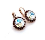 Earrings by Mariana Woman Gorgeous Moonlight and Ruby Swarovski Crystals - Image 3