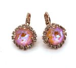 Earrings by Mariana Woman Sassy Peach Swarovski Crystals