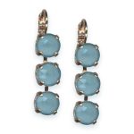 Earrings by Mariana Woman Adorable Blue Opal Swarovski Crystals - Image 3