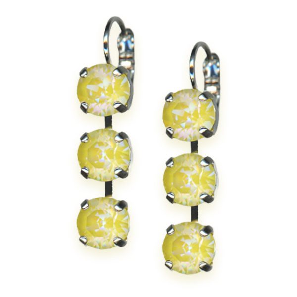 Earrings by Mariana Woman Ethereal Sunshine Swarovski Crystals