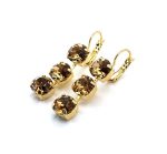 Earrings By Mariana Woman Glamorous Topaz Swarovski Crystals