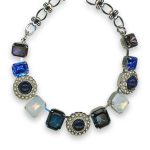 Necklace by Mariana Woman Elegant Montana and Sapphire Swarovski Crystals