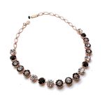 Necklace by Mariana Woman Glamorous Jet and Clear Swarovski Crystals - Image 3