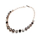 Necklace by Mariana Woman Glamorous Jet and Clear Swarovski Crystals - Image 2