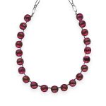 Necklace by Mariana Woman Stunning Fuchsia Swarovski Crystals - Image 2