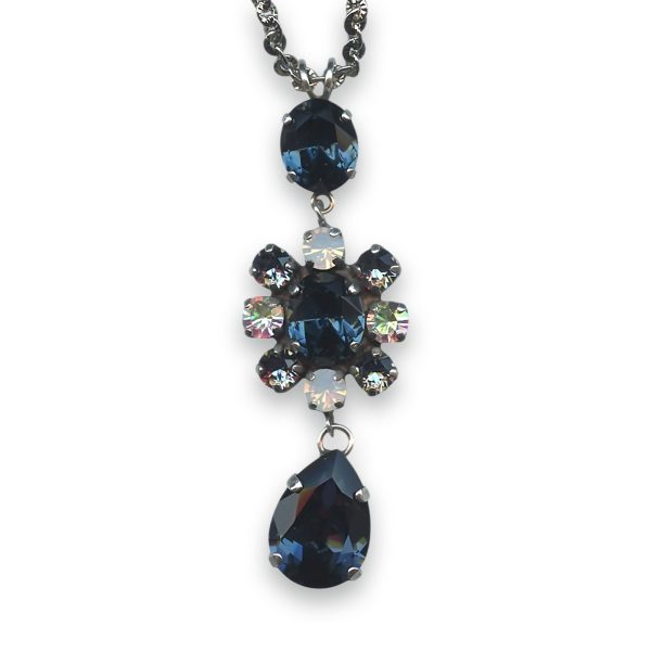 Necklace Pendant by Mariana Woman Glamorous Montana and AB Swarovski Crystals