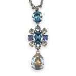 Necklace Pendant by Mariana Woman Adorable Aquamarine and Moonlight Swarovski Crystals - Image 2
